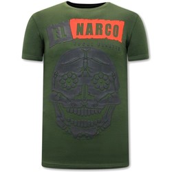 Textiel Heren T-shirts korte mouwen Local Fanatic El Narco Groen