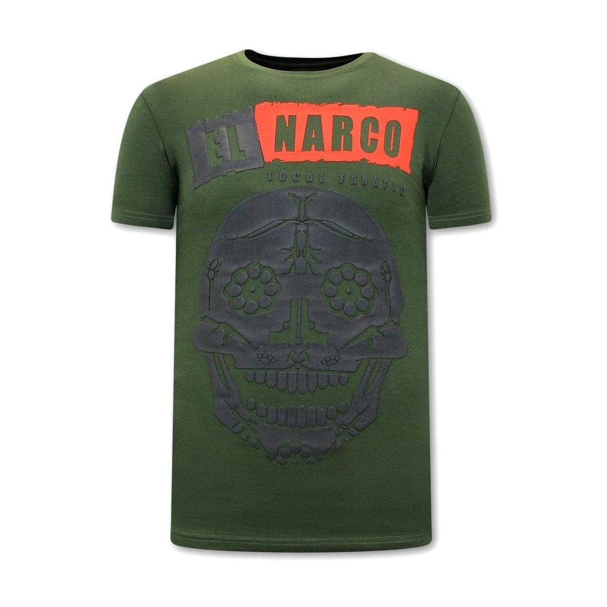 Textiel Heren T-shirts korte mouwen Local Fanatic El Narco Groen