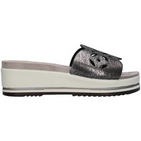 Schoenen Dames Leren slippers Enval 7284411 Zwart