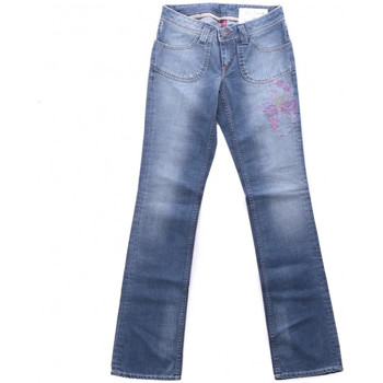 Textiel Dames Straight jeans Teddy Smith  Blauw