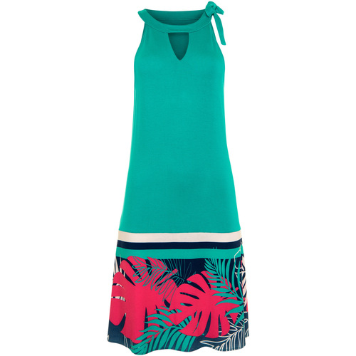 Textiel Dames Jurken Lisca Mouwloze zomerjurk Tahiti Groen