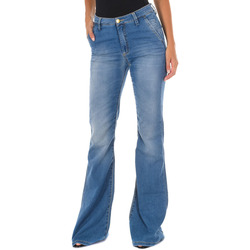 Textiel Dames Jeans Met 70DBF0273-D828 Blauw