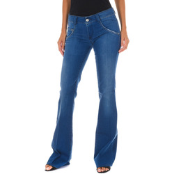Textiel Dames Jeans Met 70DBF0532-D875 Blauw