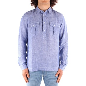 Textiel Heren Overhemden lange mouwen Blauer 21SBLUS01216 Blauw