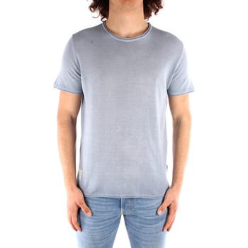 Textiel Heren T-shirts korte mouwen Blauer 21SBLUM01319 Blauw