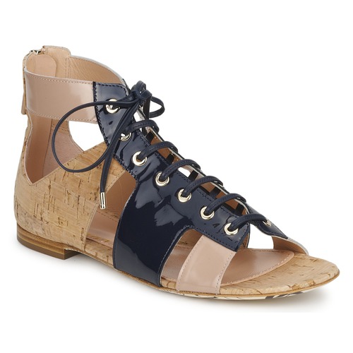 Schoenen Dames Sandalen / Open schoenen John Galliano AN6379 Blauw / Beige / Roze