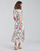 Textiel Dames Lange jurken Moony Mood OLICA Wit / Multicolour