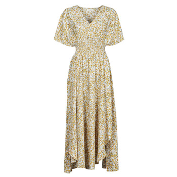 Textiel Dames Lange jurken Betty London ONINA Geel / Wit
