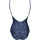 Textiel Dames Badpak Lisca 1-delig beugelzwempak met meerdere standen Lima Blauw