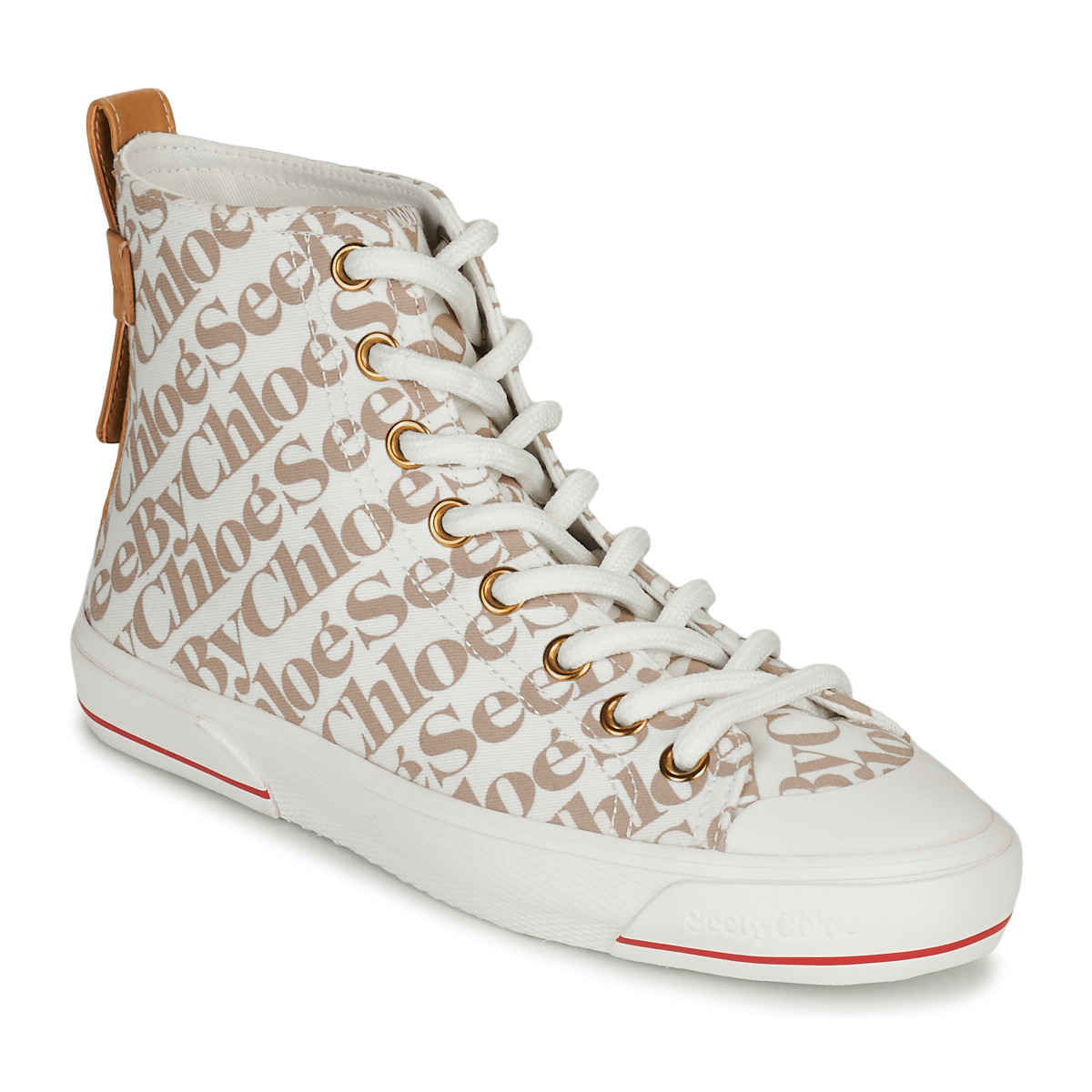 Aryana veter-up sneakers See by Chloé , White , Dames