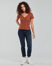Textiel Dames Straight jeans Pepe jeans VIOLET Blauw / Brut