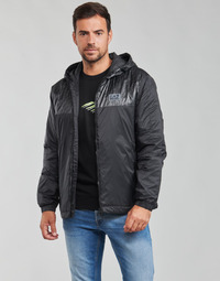 Textiel Heren Wind jackets Emporio Armani EA7 TRAIN LOGO SERIES Zwart
