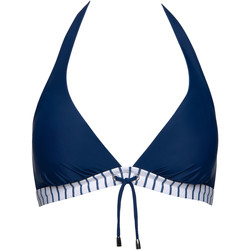 Textiel Dames Bikinibroekjes- en tops Lisca Voorgevormd driehoekig zwempak topje zonder beugel Puerto Rico Blauw