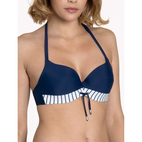 Textiel Dames Bikinibroekjes- en tops Lisca In meerdere standen voorgevormd zwempak topje Puerto Rico Blauw