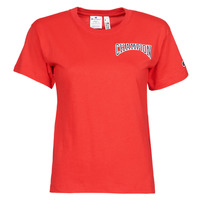 Textiel Dames T-shirts korte mouwen Champion CREWNECK T SHIRT Rood