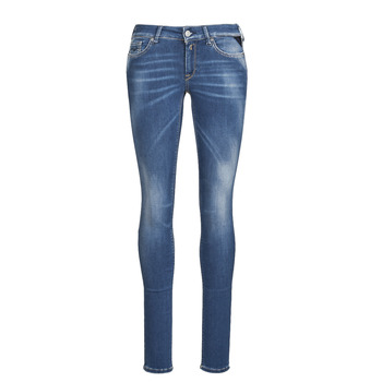Textiel Dames Skinny Jeans Replay LUZIEN Blauw / Donker