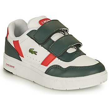 Schoenen Kinderen Lage sneakers Lacoste T-CLIP 0121 2 SUI Wit / Groen / Rood