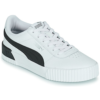 Schoenen Dames Lage sneakers Puma CARINA Wit / Zwart