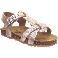 Schoenen Meisjes Sandalen / Open schoenen Plakton Paula Metallic roze