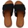 Schoenen Dames Leren slippers Mustang 1388701 Zwart