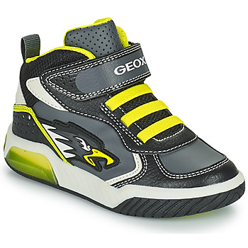 Bezwaar boot Duplicatie Geox J169CB Black Lime Sneakers hoge sneakers - Schoenen.nl