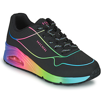 Schoenen Dames Lage sneakers Skechers UNO Zwart / Multicolour