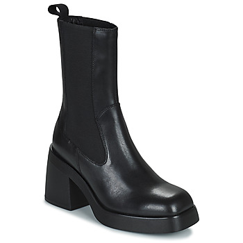 Vagabond Brooke Leren chelsea boots met plateauzool in zwart online kopen