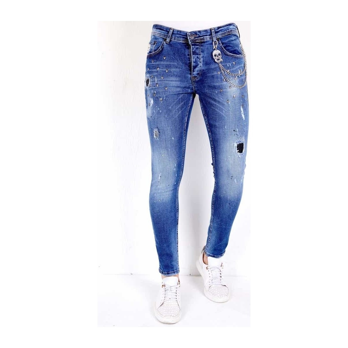 Textiel Heren Skinny jeans Local Fanatic Super Stretch Jeans Blauw