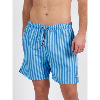 Textiel Heren Zwembroeken/ Zwemshorts Admas Zwemshort Stripes Antonio Miro blauw Blauw