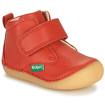 Schoenen Kinderen Laarzen Kickers SABIO Rood