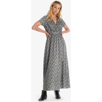 Textiel Dames Jurken Le Temps des Cerises Lange jurk portefeuille RUGY Zwart