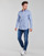 Textiel Heren Overhemden lange mouwen Tommy Jeans TJM ORIGINAL STRETCH SHIRT Blauw