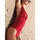 Textiel Dames Badpak Admas 1-delig dubbel geruit zwempak Cruisery Rood