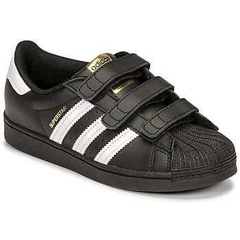 Schoenen Kinderen Lage sneakers adidas Originals SUPERSTAR CF C Zwart / Wit