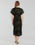 Textiel Dames Lange jurken See U Soon 21221978 Zwart / Goud