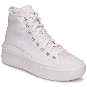 Schoenen Dames Hoge sneakers Converse CHUCK TAYLOR ALL STAR MOVE HYBRID FLORAL HI Wit