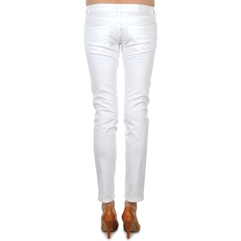 Calvin Klein Jeans JEAN BLANC BORDURE ARGENTEE Wit