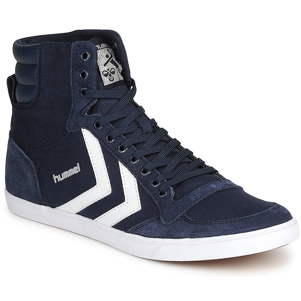 Hummel - Slimmer Stadil High - Sneakers maat 38, blauw