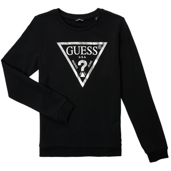 Textiel Meisjes Sweaters / Sweatshirts Guess SINENA Zwart