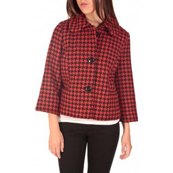 Textiel Dames Jacks / Blazers Vero Moda ODA Short Jacket Noir/Rouge Zwart