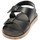 Schoenen Dames Sandalen / Open schoenen Melissa MELISSA WIDE SANDAL AD Zwart
