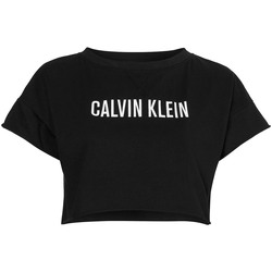 Textiel Dames T-shirts & Polo’s Calvin Klein Jeans KW0KW01346 Zwart