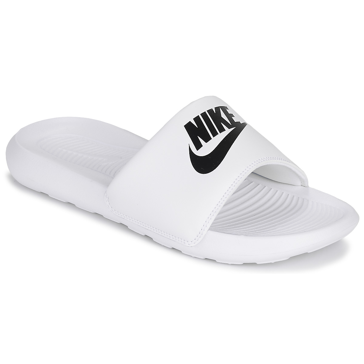 Nike Slippers - Maat 36.5 - Vrouwen - wit - zwart