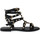 Schoenen Dames Sandalen / Open schoenen Mosaic 1600 VITELLO NERO Zwart