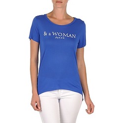 Textiel Dames T-shirts korte mouwen School Rag TEMMY WOMAN Blauw
