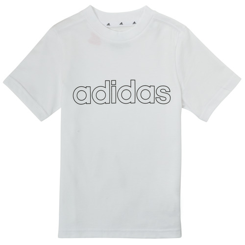 Textiel Jongens T-shirts korte mouwen adidas Performance ALBA Wit