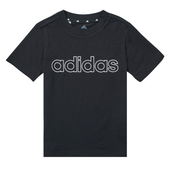 Textiel Jongens T-shirts korte mouwen Adidas Sportswear SAMINA Zwart