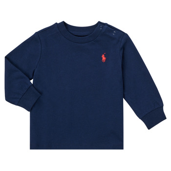 Textiel Jongens T-shirts met lange mouwen Polo Ralph Lauren FADILA Marine