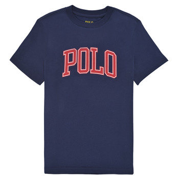 Textiel Meisjes T-shirts korte mouwen Polo Ralph Lauren MALIKA Marine