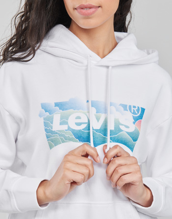 Levi's GRAPHIC STANDARD HOODIE Wit